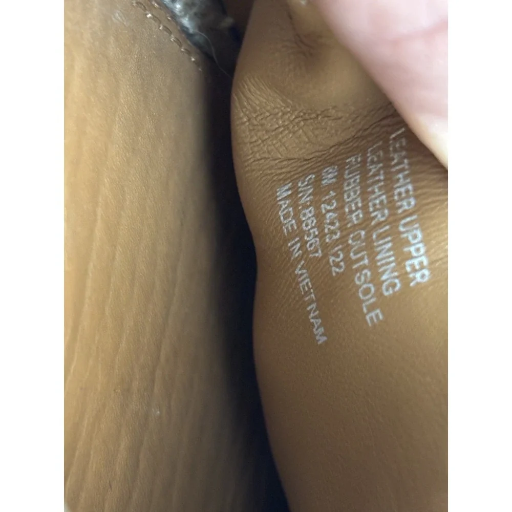 Tory Burch Eleanor Espadrille Cream Leather Slip-On Flats Round Toe US 8 86567